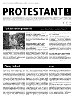 Protestant – celoroční předplatné elektronické verze PDF